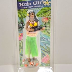 Hula girl Hawaiian automotive dashboard doll NWT
